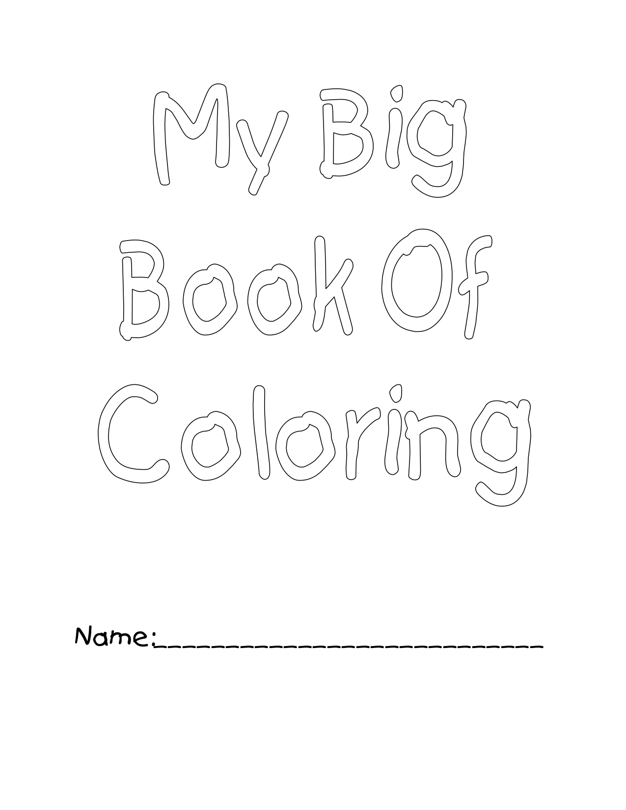 Big Book of Coloring Preview