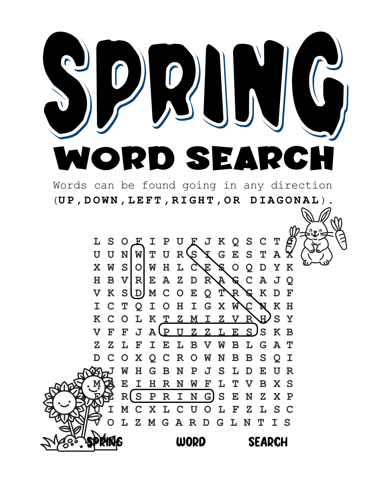 Word Search and Logic Puzzle Preview